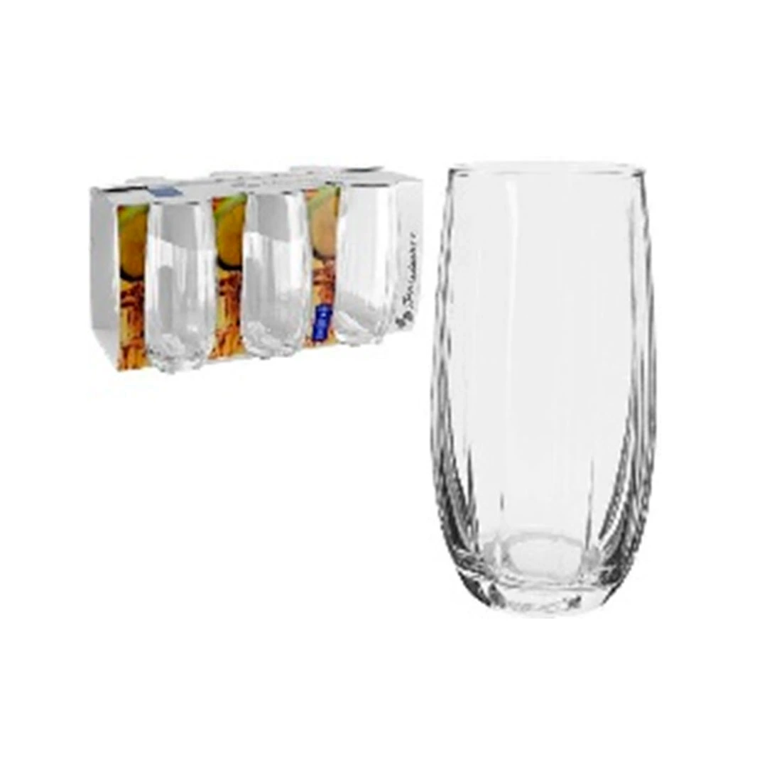 VASO (LINKA) 6 PCS 245CC 748-420415A TRANSPARENTE