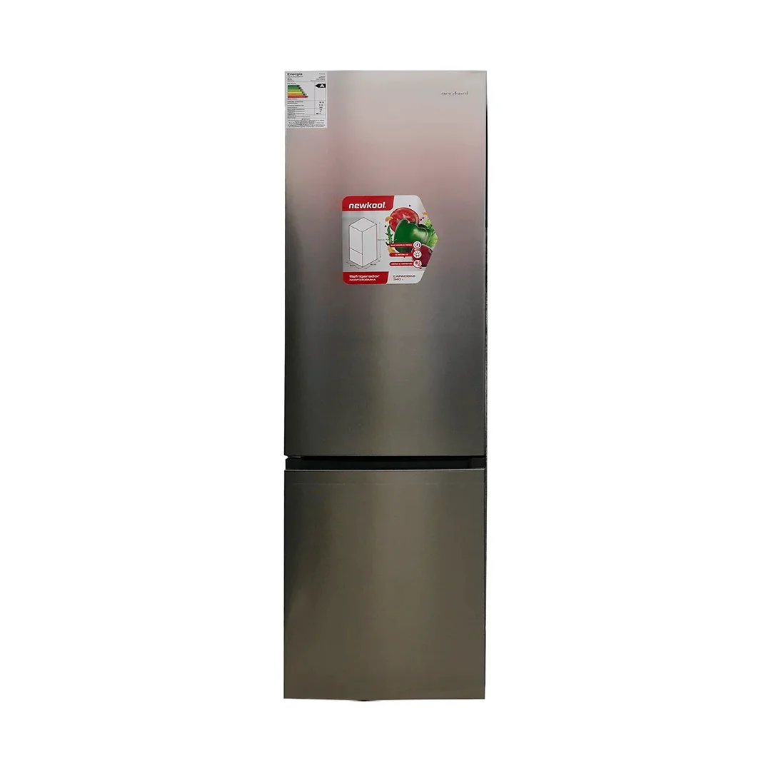 REFRIGERADOR NEWKOOL NKRF340BMHA S/ESCARCHA 340.LTS SILVER