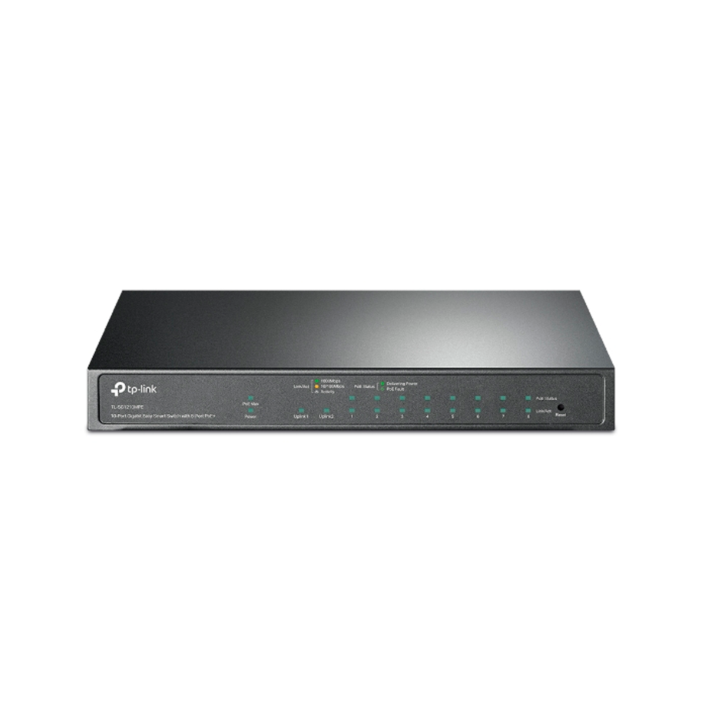 SWITCH TP-LINK TL-SG1210MPE 10-PORT GIGABIT EASY SMART 123W