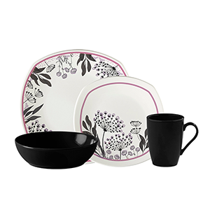 VAJILLA CORONA VENT 16 PIEZAS REDONDA VL150G040116