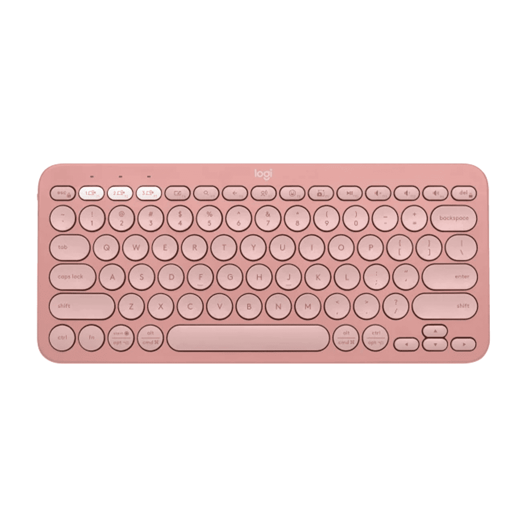 TECLADO LOGITECH INALAMBRICO K380S 920-011785 PEBBLE KEYS ROSA 88507