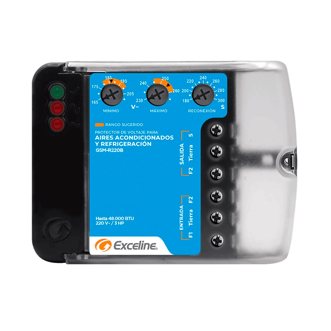 PROTECTOR EXCELINE GSM-R220B/3 PARA AIRES Y REFRIGERACION V220