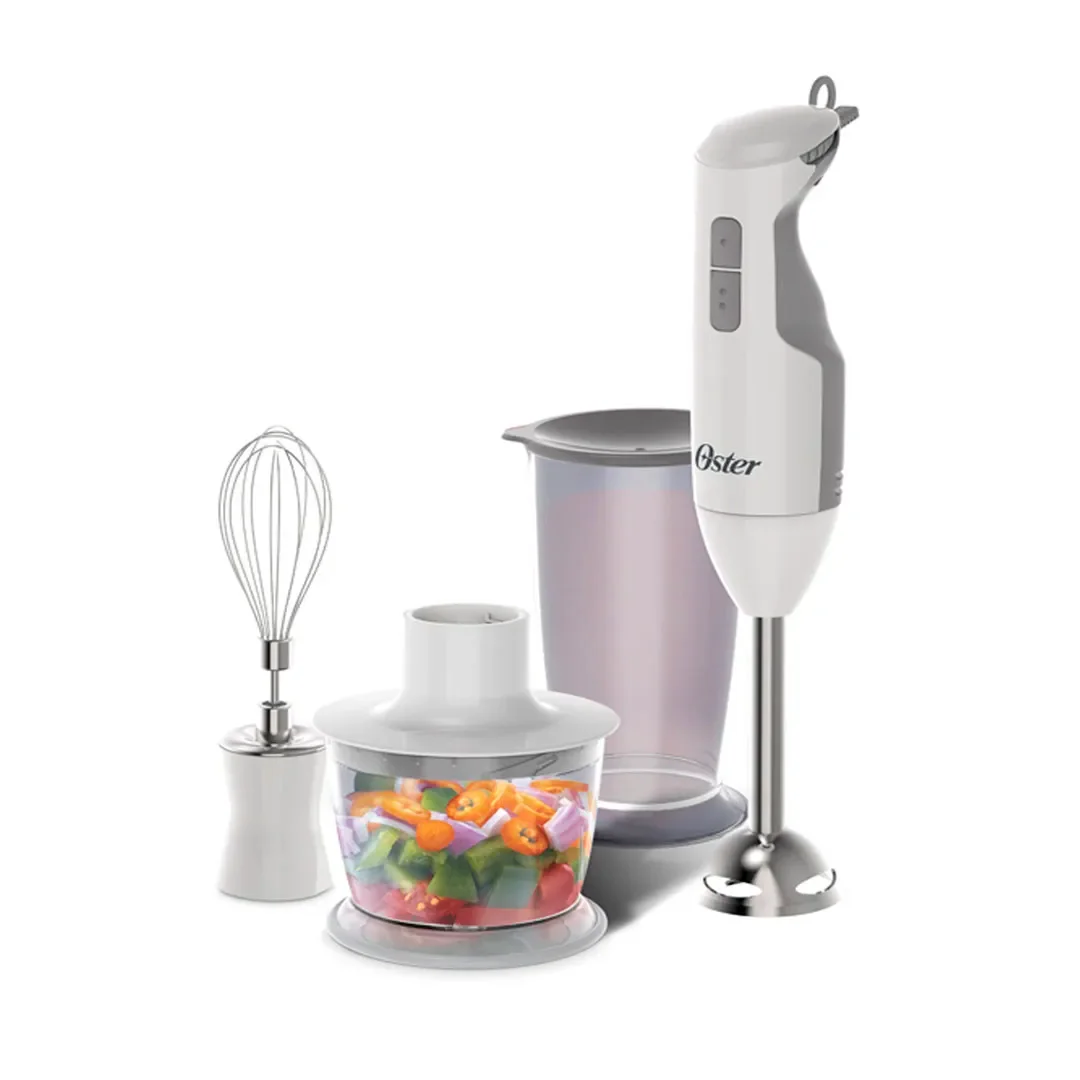 BATIDORA DE INMERSION OSTER FPSTHB2615W-13 2V 250W C/ACCESORIOS BLANCA